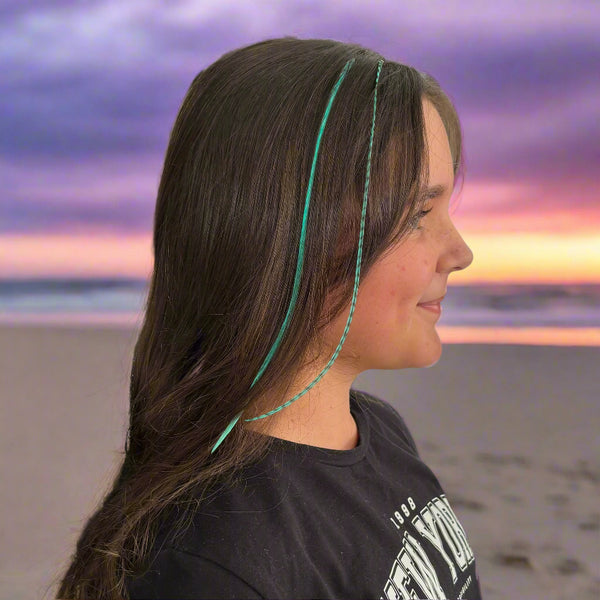 Aqua Hair Feathers X XL XXL