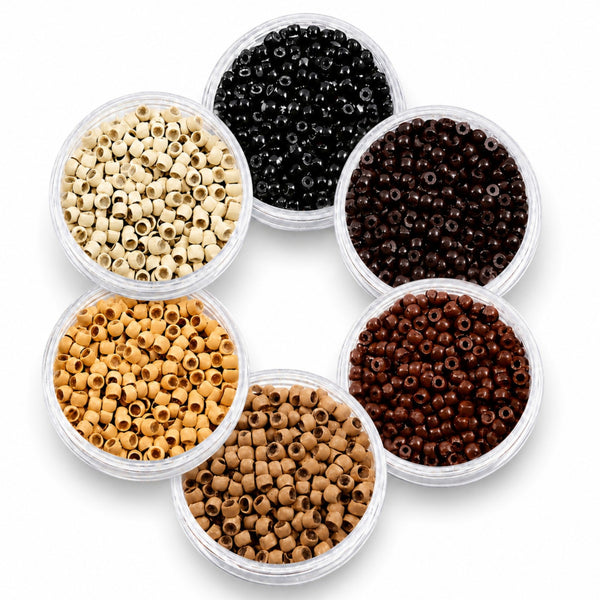 hair extension beads nano ring size 3mm in 6 colours