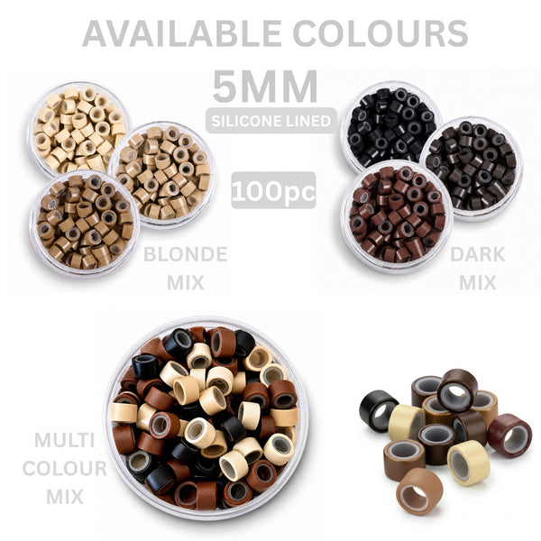 5mm 100pc micro bead colours available in tool sets by Wild4Feathers