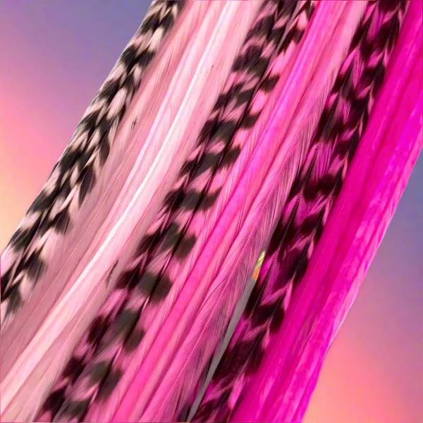 BabyPink Hair Feathers