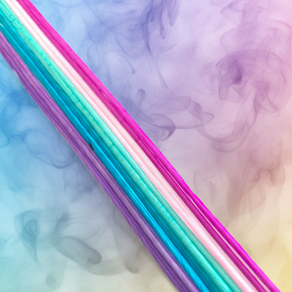 Purples Pinks Blues Solid Feathers