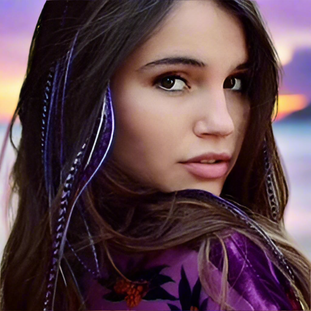 Purple Feathers