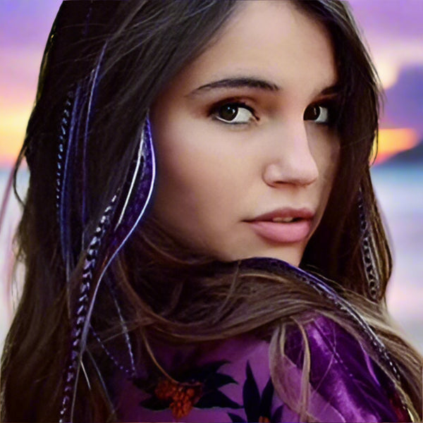 Purple Feathers