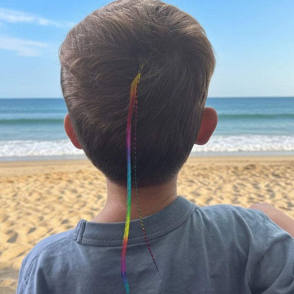 Rainbow Feathers X XL XXL