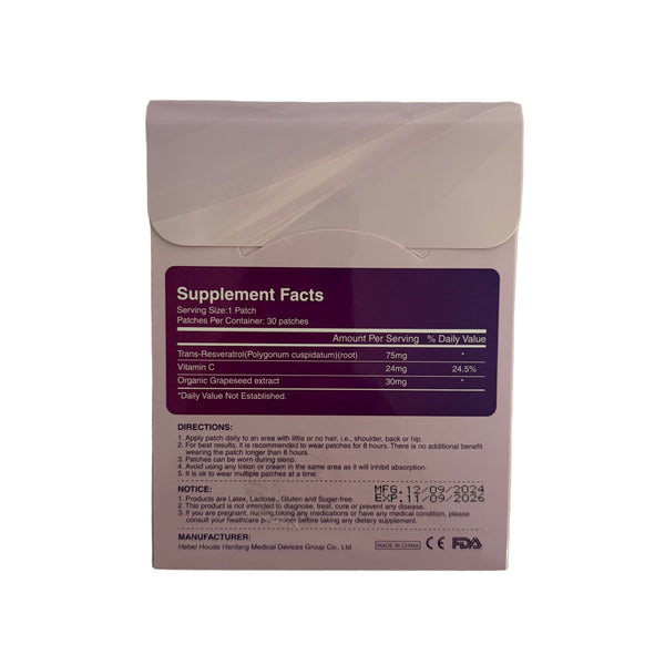 Resveratrol Antioxidant Patch