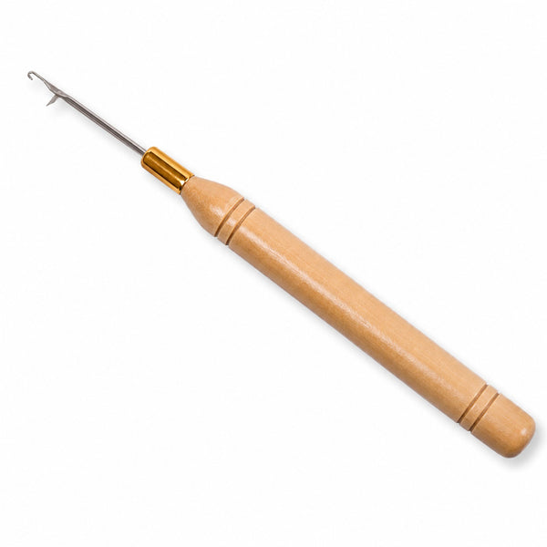 Hair extension hook tool for attaching hair extensions with micro-beads 5mm 4mm sizes