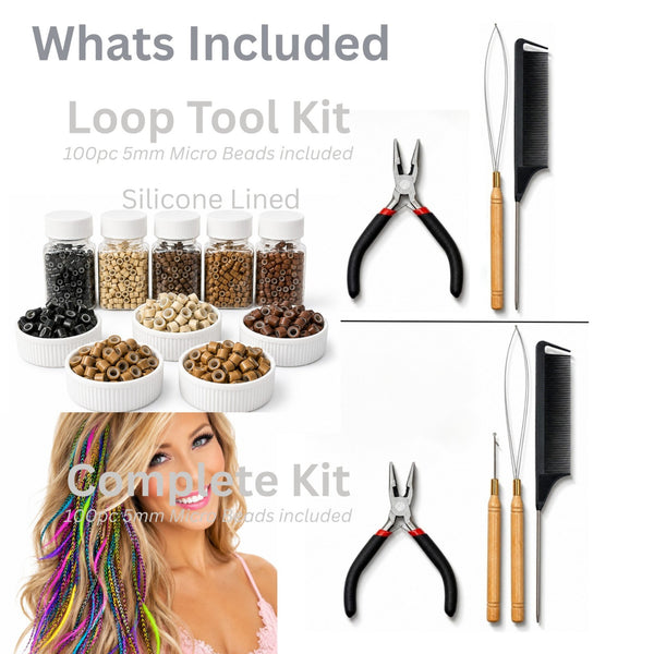 whats included Feather hair extensions bright colour feather pack with choice of hair extension kit by Wild4Feathers brand