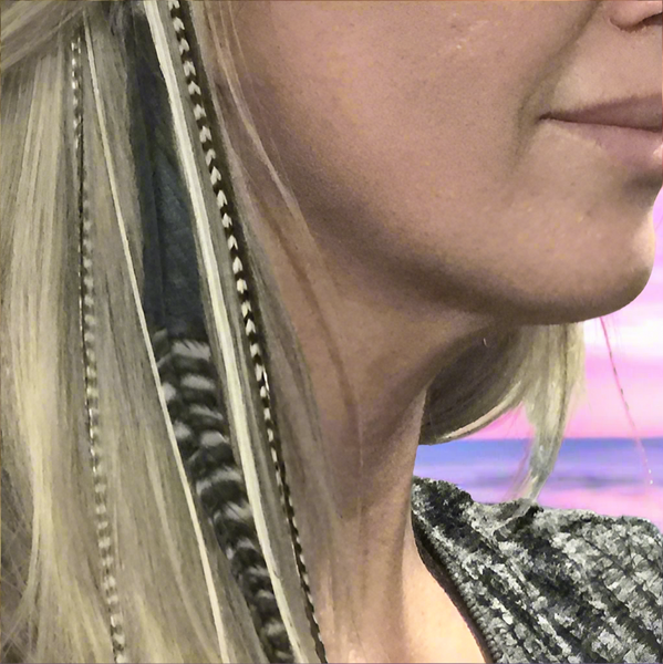 Girl with Hair Feathers