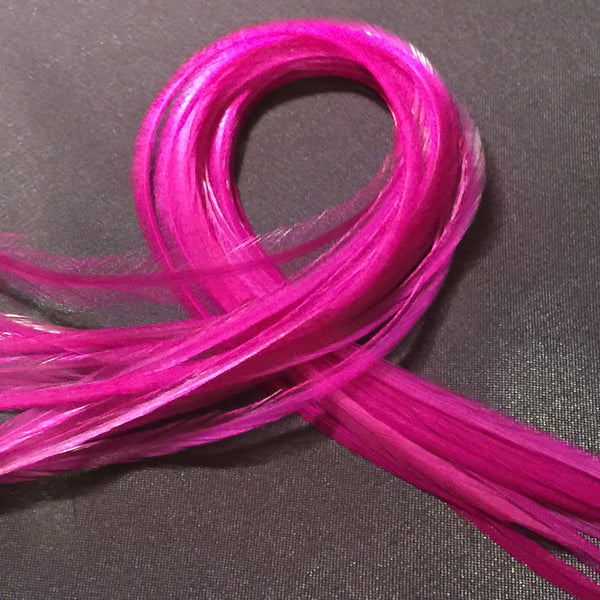 Magenta Pink Solid Feathers