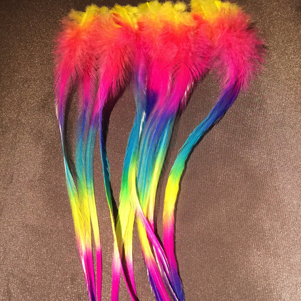 Rainbow Fatz Feathers